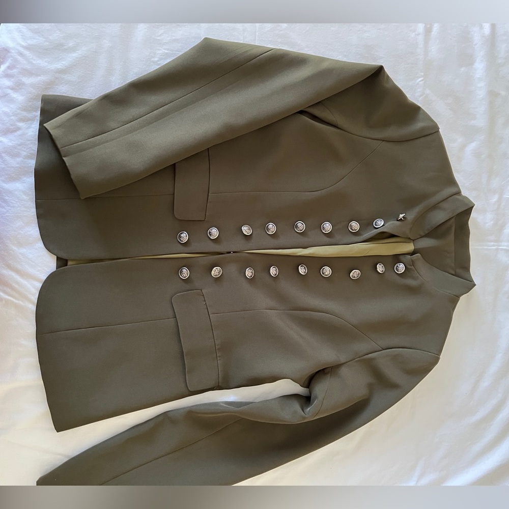 Military style women’s jacket, size: S. Fully lined, open front - Picture 11 of 11